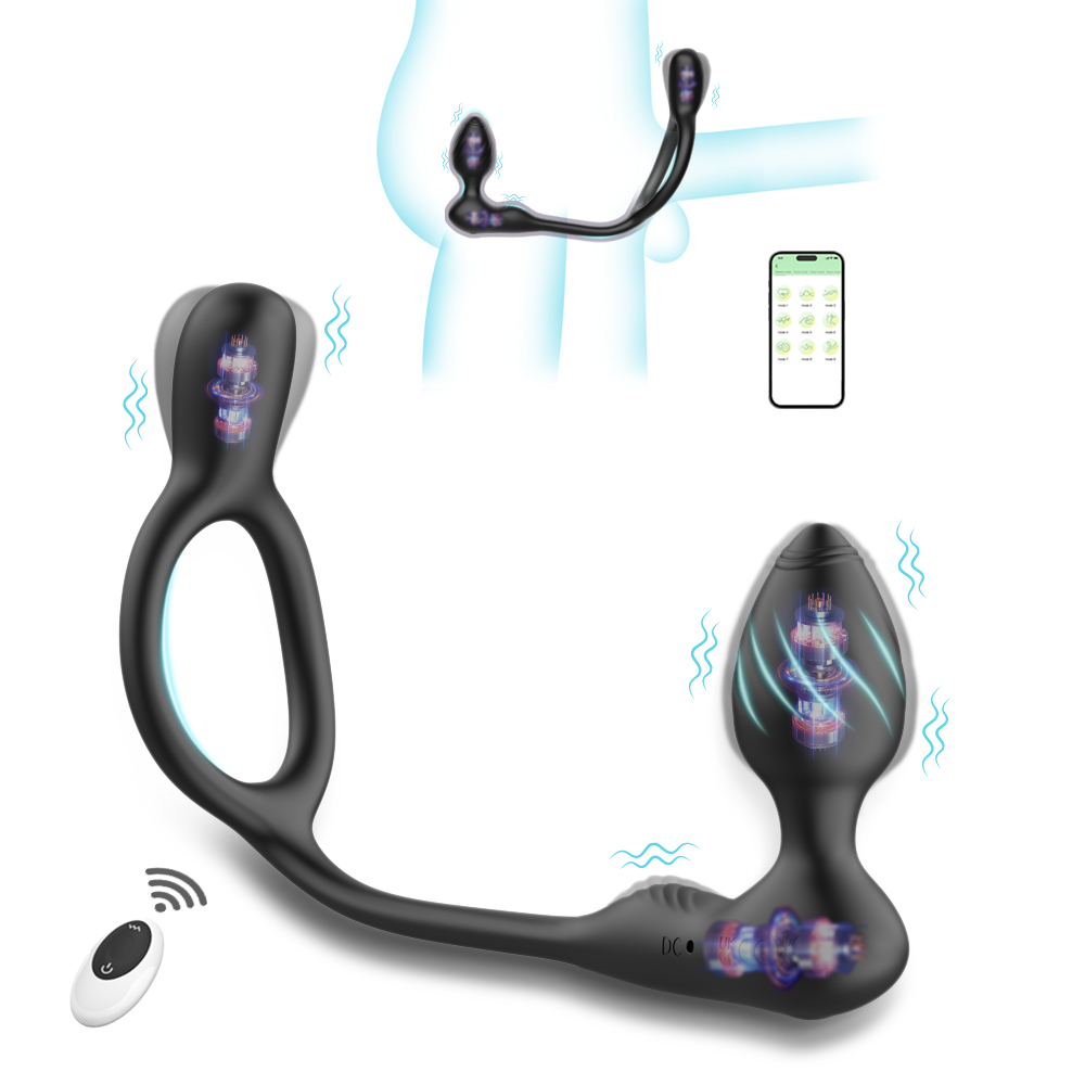 Anal Vibrator Prostate Massager,Vibrating Cock Ring