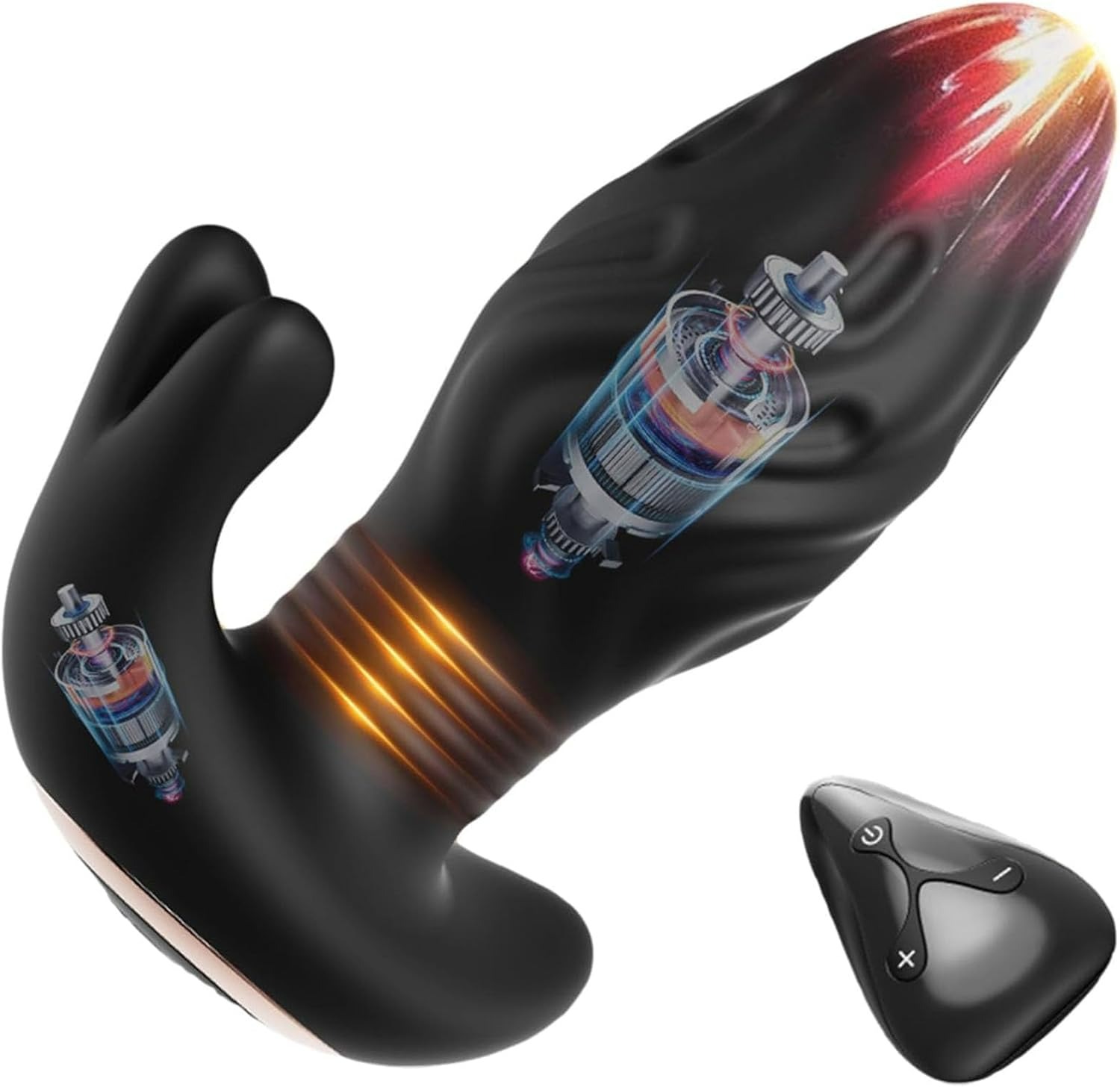 Prostate Massage Sex Toy for Prostate Toys with 10 Types of Extension & 10 Vibrating Modes